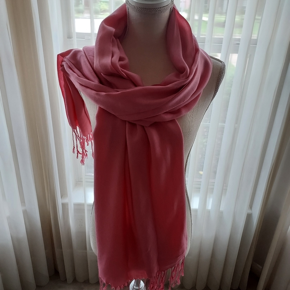 ACHILLEA LARGE SIGT SILKY PASHMINA SHAWL WRAP SCARF